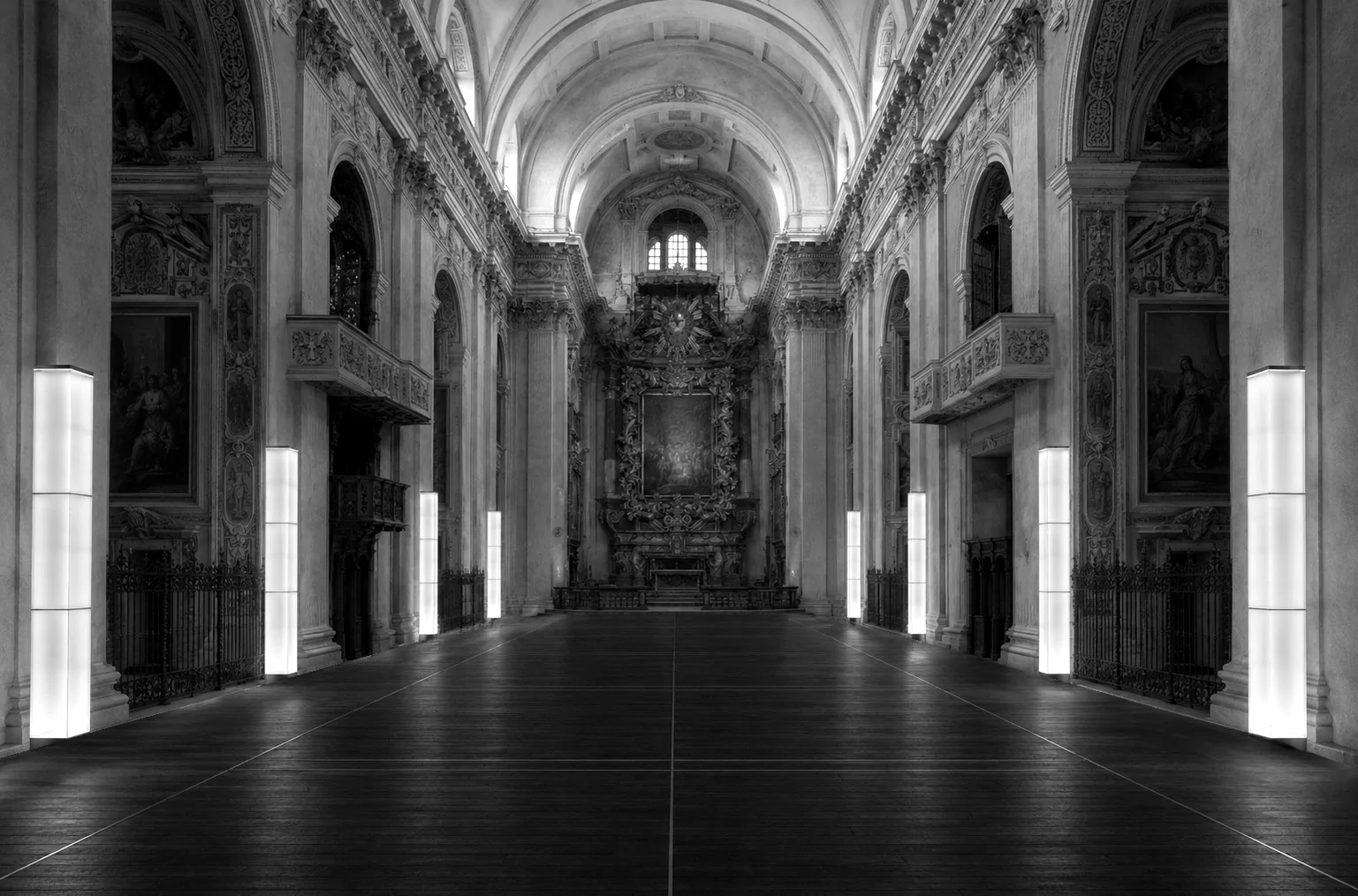ERMA TENE reversible intervention inside the Church of SS. Marcellino e Pietro